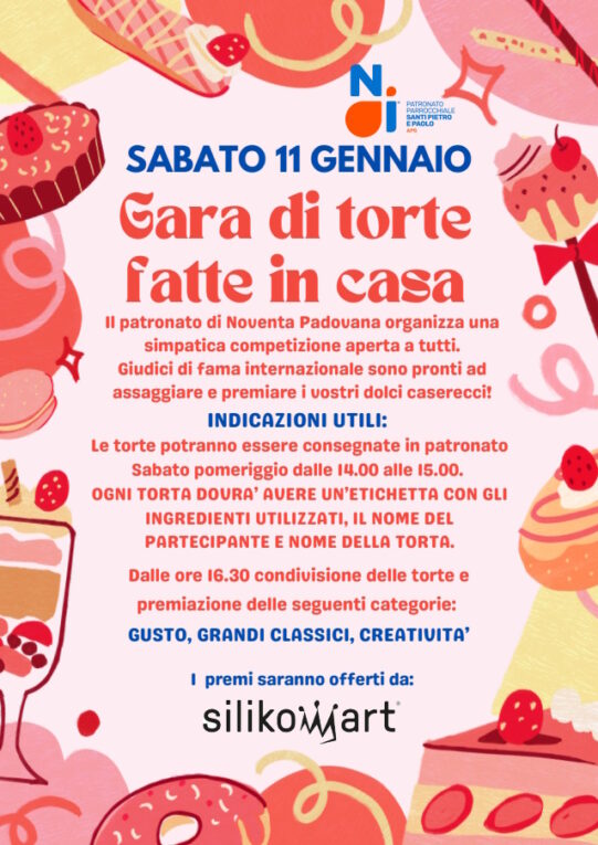 Gara di torte 11 gennaio 2025