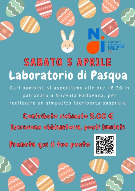 Laboratorio di Pasqua 5 aprile 2025