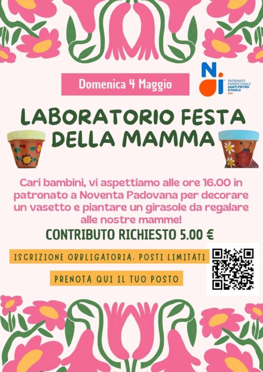 Festa della mamma 4 maggio 2025