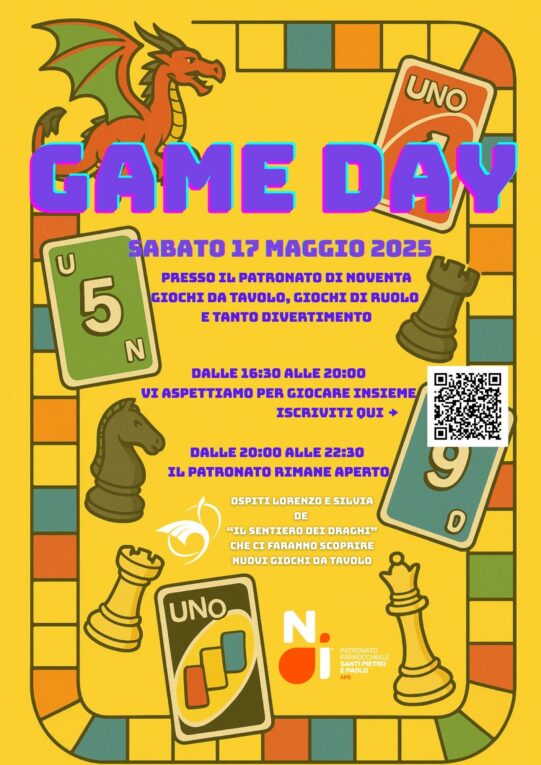 GAME DAY 17 maggio 2025