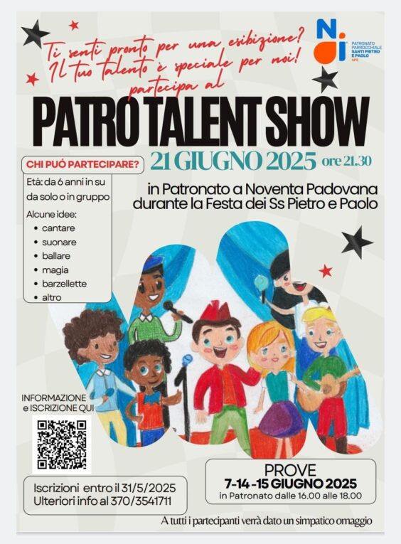 PATRO TALENT SHOW 21 giugno 2025